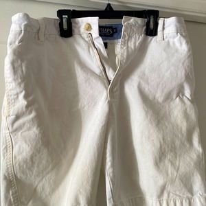 Chaps White Khaki Shorts size 32